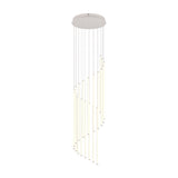 Baxter 25 Light LED Linear Chandelier – Warm Grey