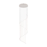 Baxter 25 Light LED Linear Chandelier – Warm Grey