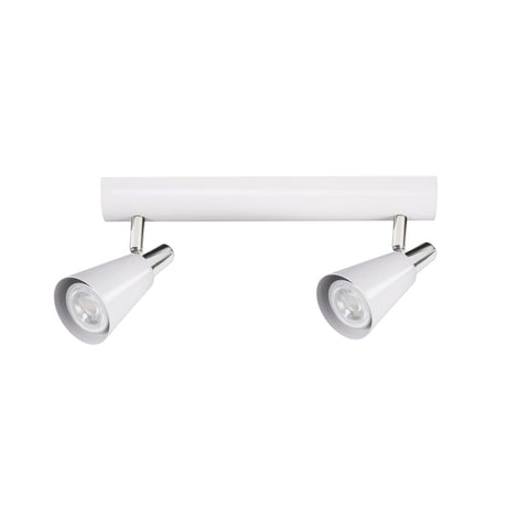 Sempra 2I 2x10W GU10 Twin Ceiling Spotlight - White