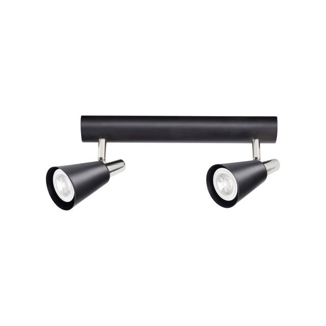 Sempra 2I 2 x 10W GU10 Ceiling Spotlight - Black