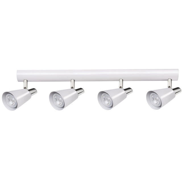 Sempra 4I 4 x 10W GU10 Ceiling Spotlight Bar - White