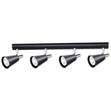 Sempra 4I 4-Light GU10 Spotlight Bar - Black
