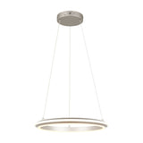 Amador LED Ring 45cm Chandelier – Satin Nickel