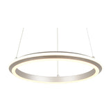 Amador LED Ring 45cm Chandelier – Satin Nickel