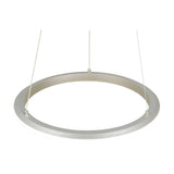 Amador LED Ring 45cm Chandelier – Satin Nickel