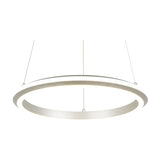Amador LED Ring 45cm Chandelier – Satin Nickel