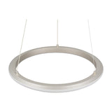 Amador LED Ring 45cm Chandelier – Satin Nickel