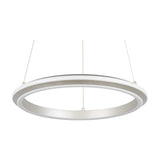 Amador LED Ring 45cm Chandelier – Satin Nickel
