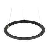 Amador LED Ring 45cm Chandelier – Matt Black