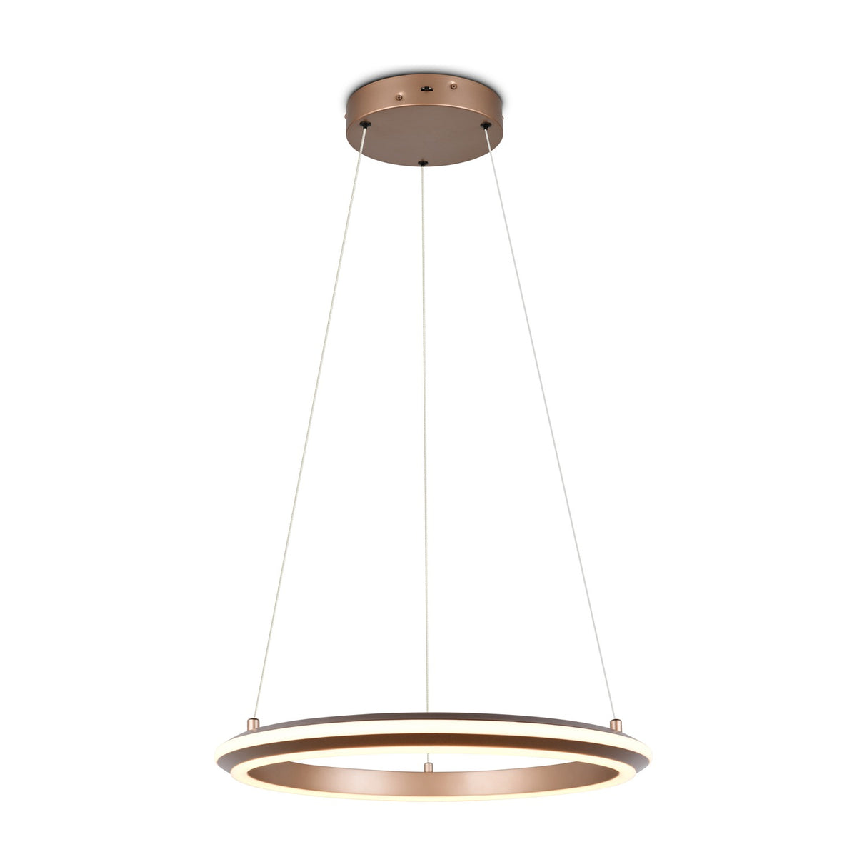 Amador LED Ring 45cm Chandelier – Coffee