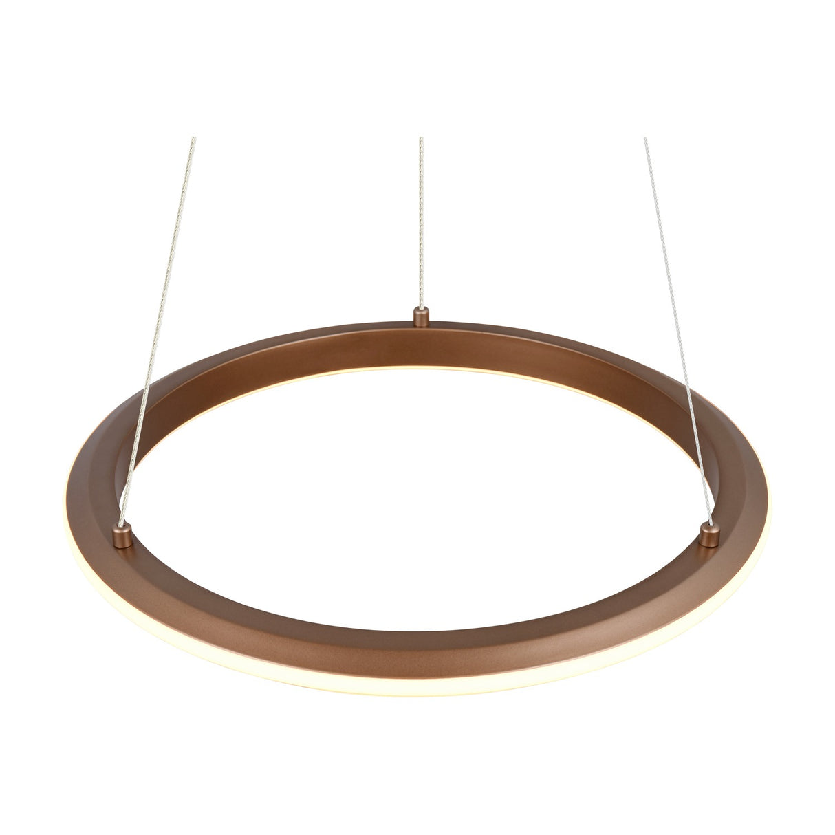 Amador LED Ring 45cm Chandelier – Coffee