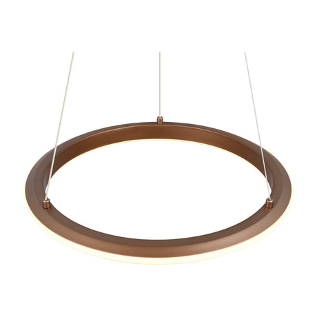 Amador LED Ring 45cm Chandelier – Coffee