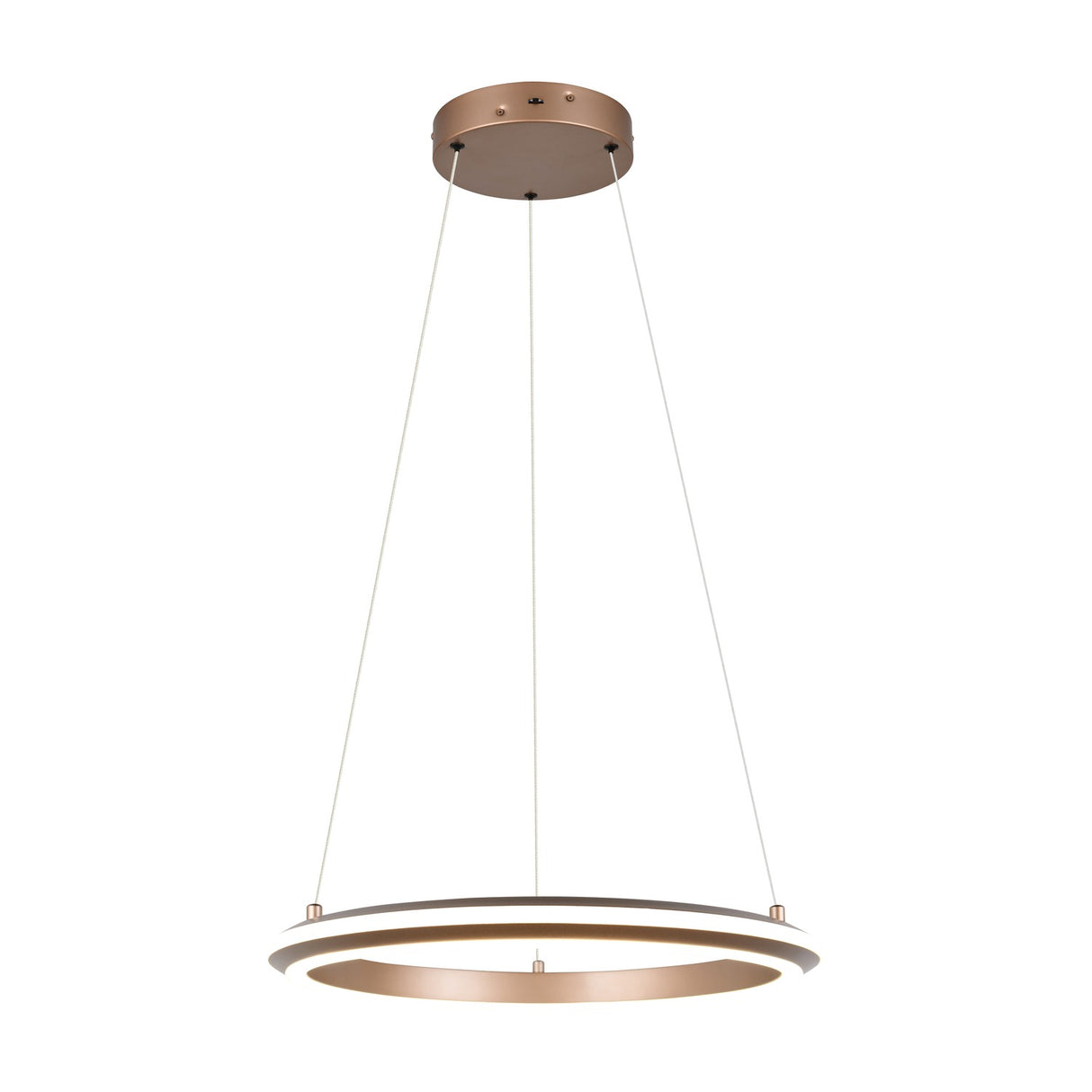 Amador LED Ring 45cm Chandelier – Coffee