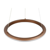 Amador LED Ring 45cm Chandelier – Coffee