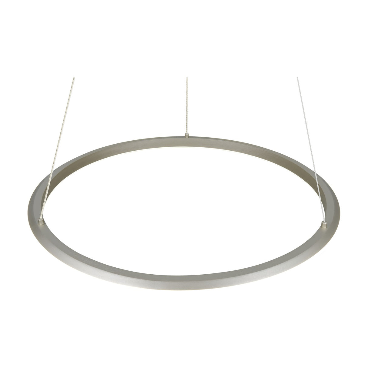 Amador LED Ring 75cm Chandelier – Satin Nickel