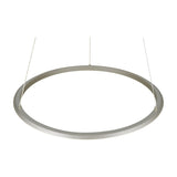 Amador LED Ring 75cm Chandelier – Satin Nickel