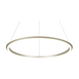 Amador LED Ring 75cm Chandelier – Satin Nickel