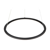 Amador LED Ring 75cm Chandelier – Matt Black