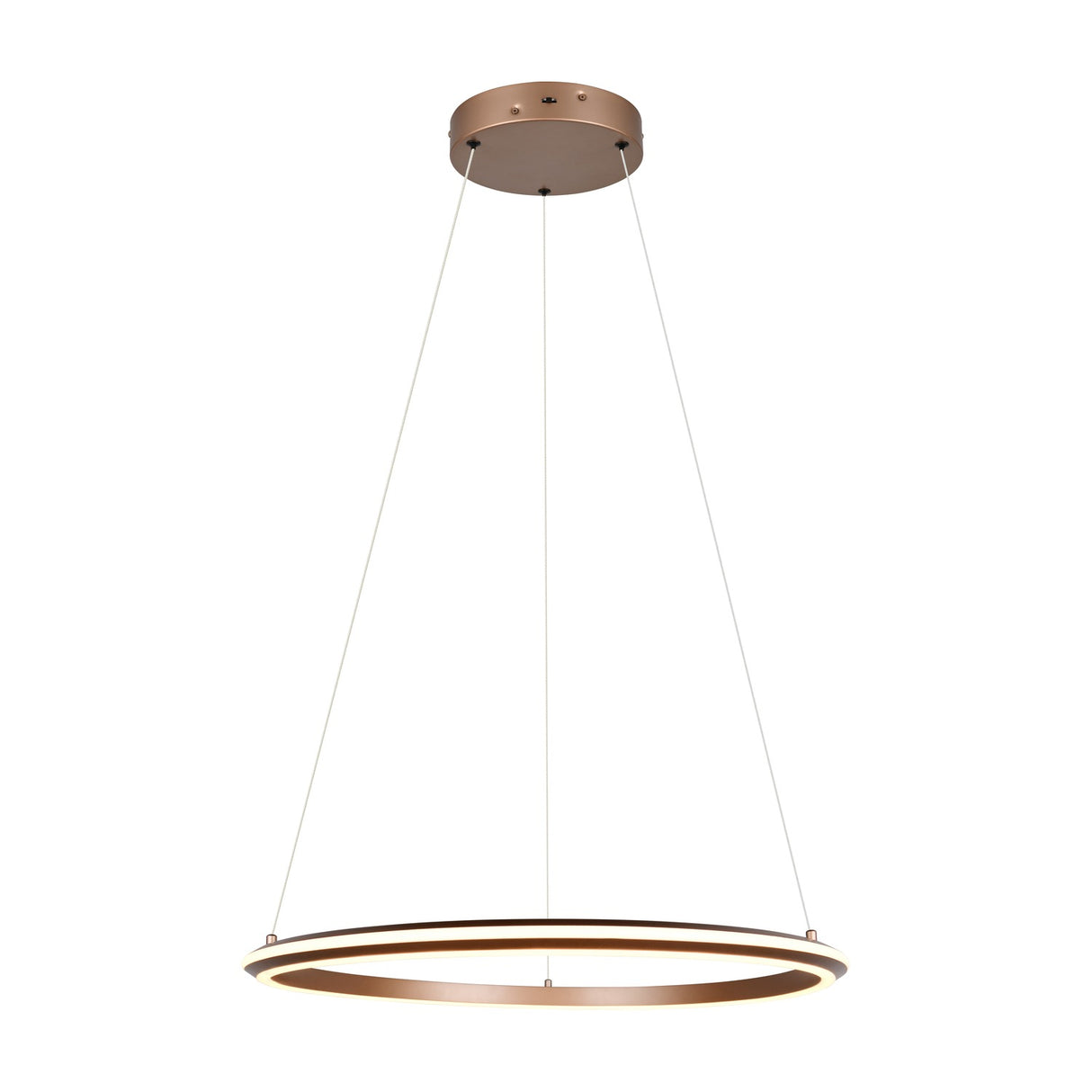 Amador LED Ring 75cm Chandelier – Coffee
