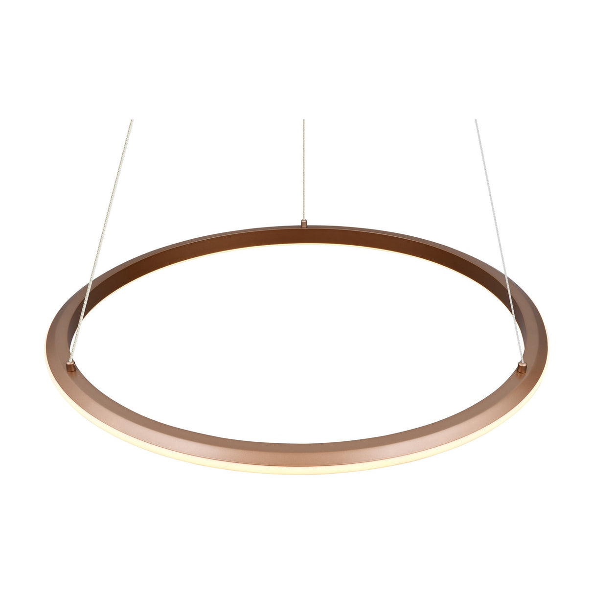 Amador LED Ring 75cm Chandelier – Coffee