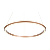 Amador LED Ring 75cm Chandelier – Coffee