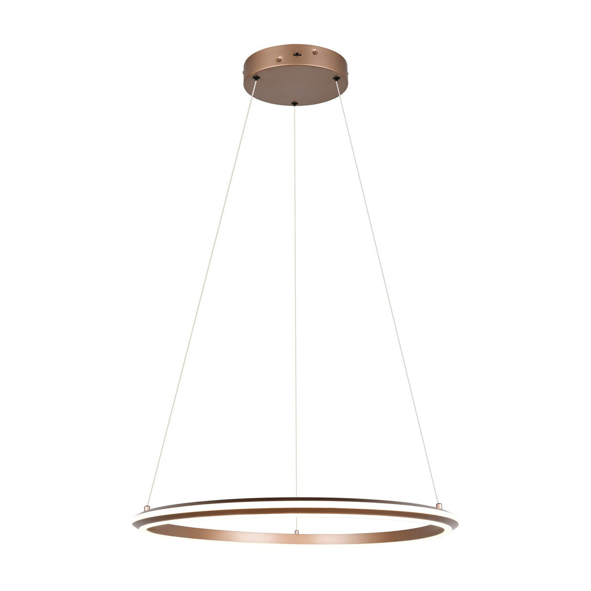 Amador LED Ring 75cm Chandelier – Coffee
