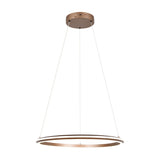 Amador LED Ring 75cm Chandelier – Coffee