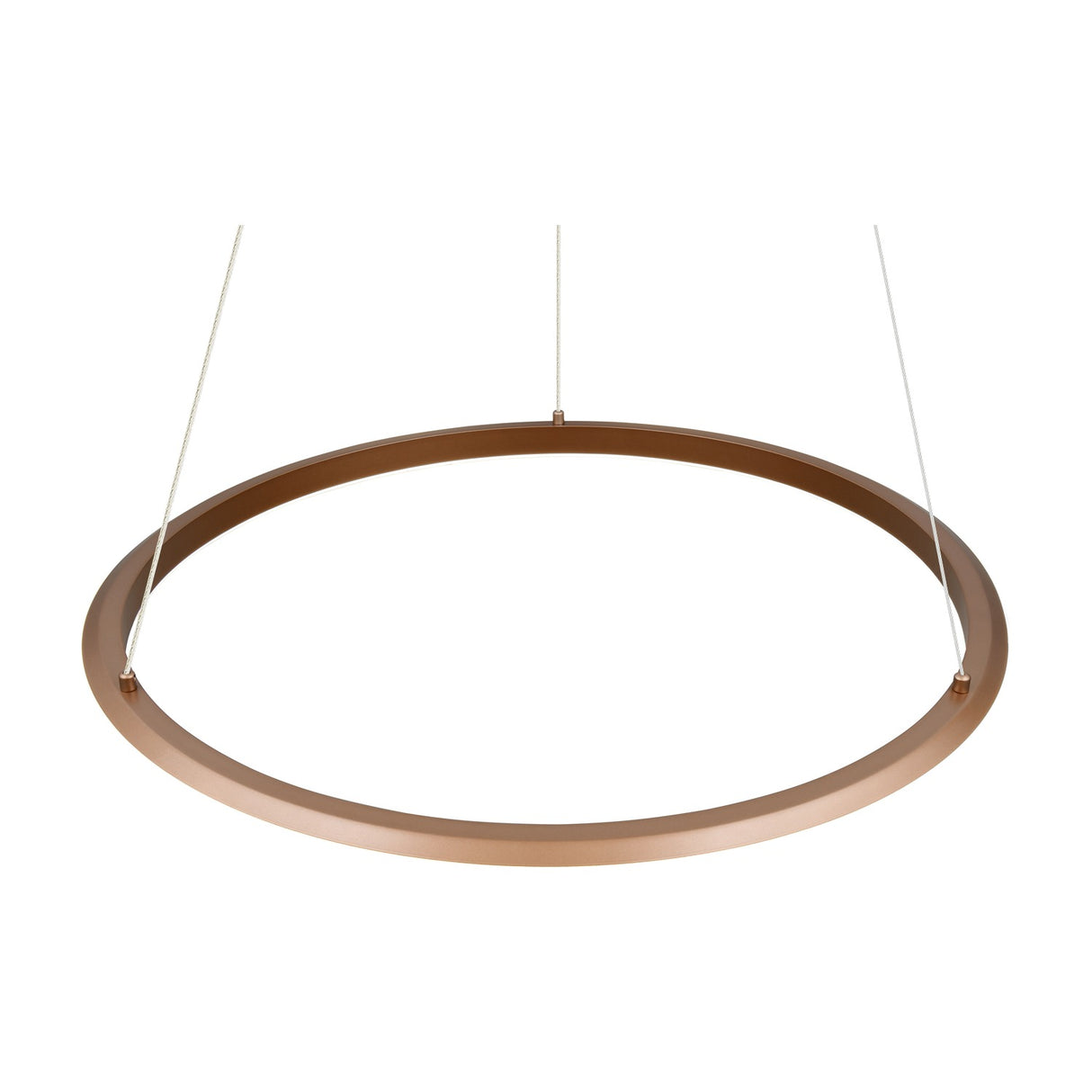 Amador LED Ring 75cm Chandelier – Coffee
