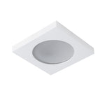 GU10 Recessed Square Downlight IP44 60mm Cut-out 10W Max White Flini
