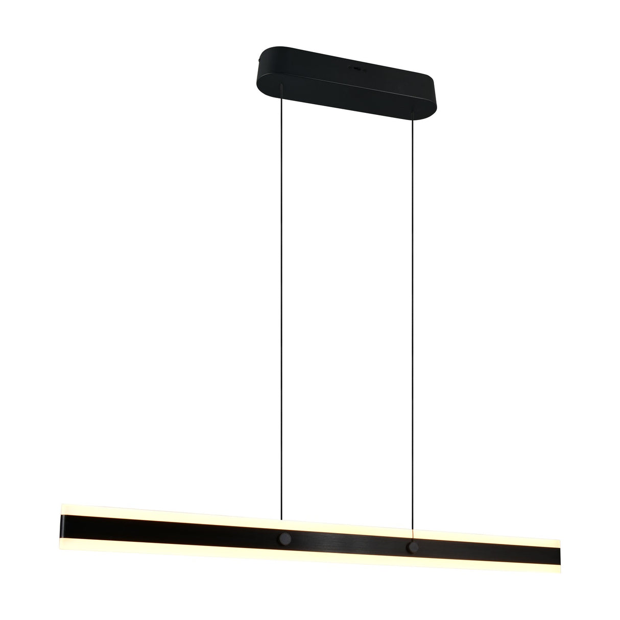 Arcola LED Up Down Linear 115cm Pendant – Matt Black