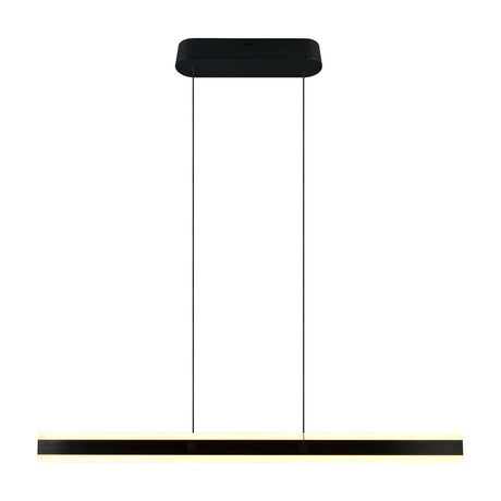 Arcola LED Up Down Linear 115cm Pendant – Matt Black