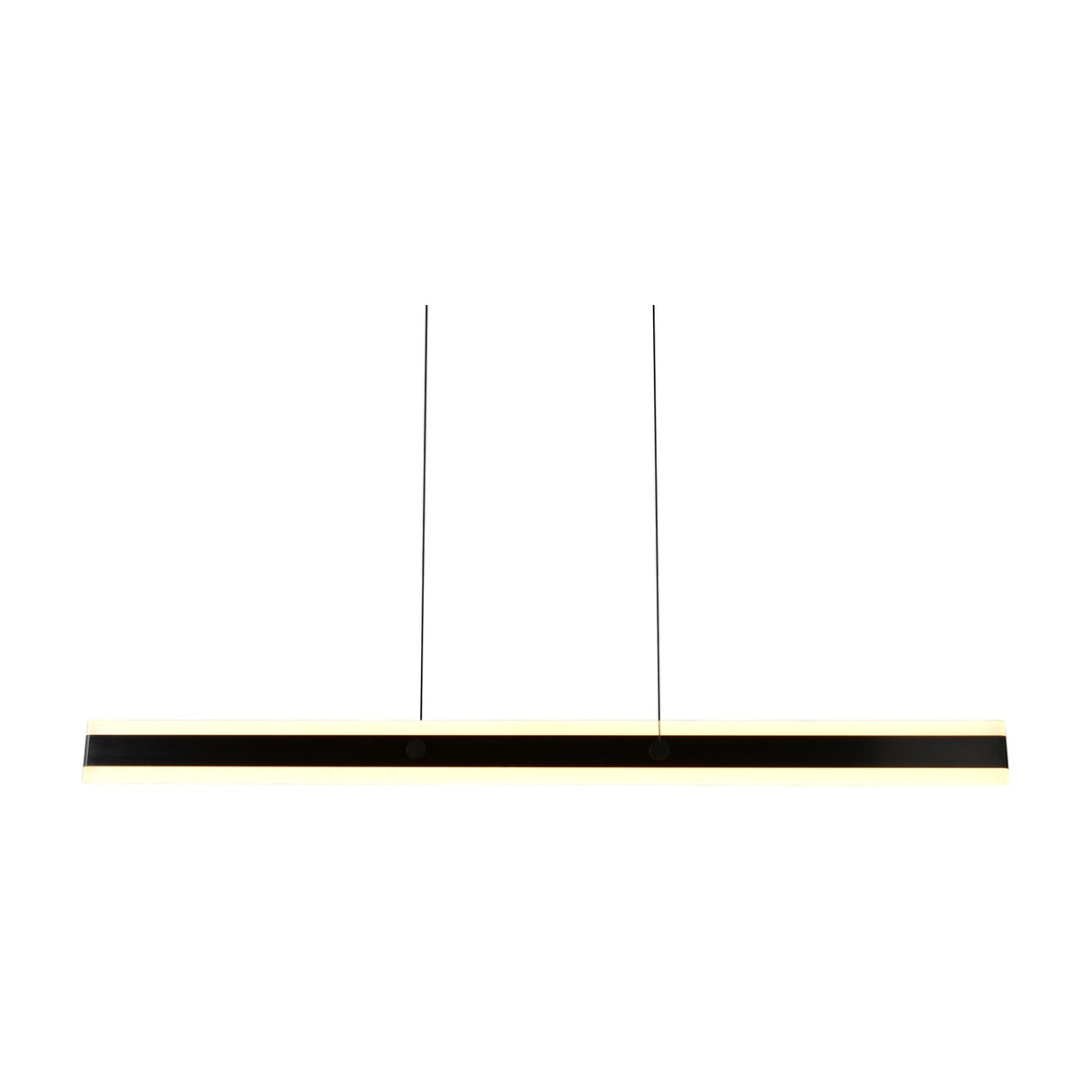 Arcola LED Up Down Linear 115cm Pendant – Matt Black