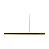 Arcola LED Up Down Linear 115cm Pendant – Matt Black