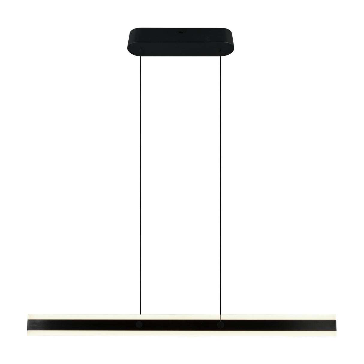 Arcola LED Up Down Linear 115cm Pendant – Matt Black