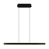 Arcola LED Up Down Linear 115cm Pendant – Matt Black