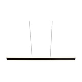Arcola LED Up Down Linear 115cm Pendant – Matt Black