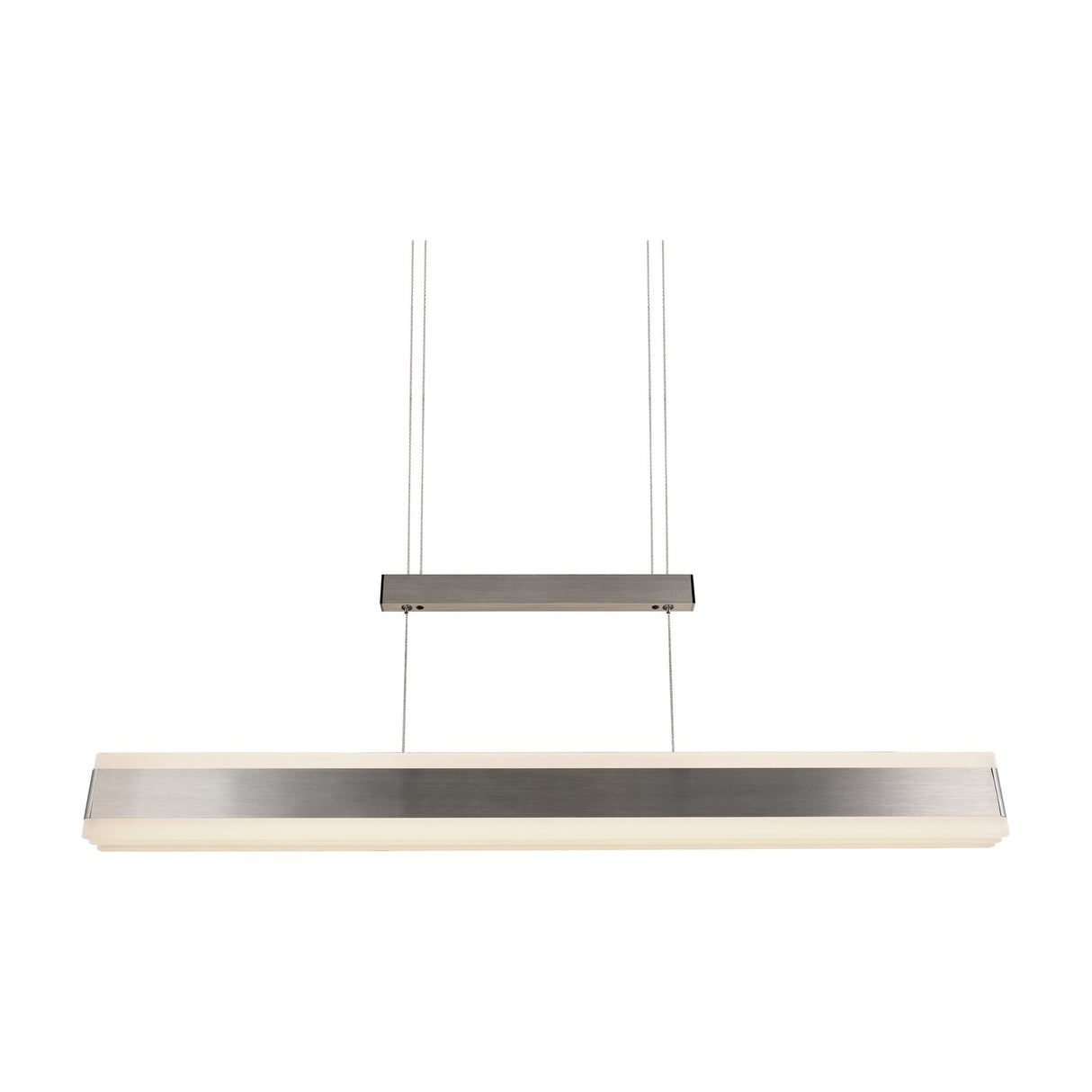 Arcola LED Up Down Linear 152cm Pendant – Satin Nickel