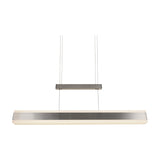 Arcola LED Up Down Linear 152cm Pendant – Satin Nickel