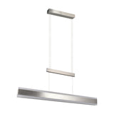 Arcola LED Up Down Linear 152cm Pendant – Satin Nickel