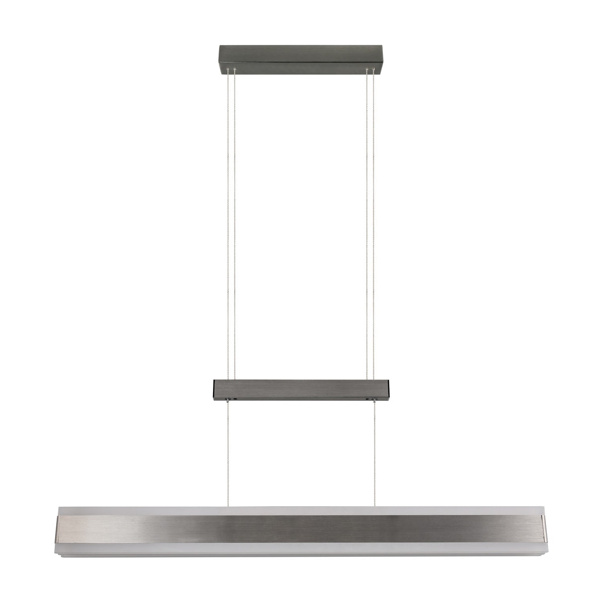 Arcola LED Up Down Linear 152cm Pendant – Satin Nickel