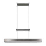 Arcola LED Up Down Linear 152cm Pendant – Satin Nickel