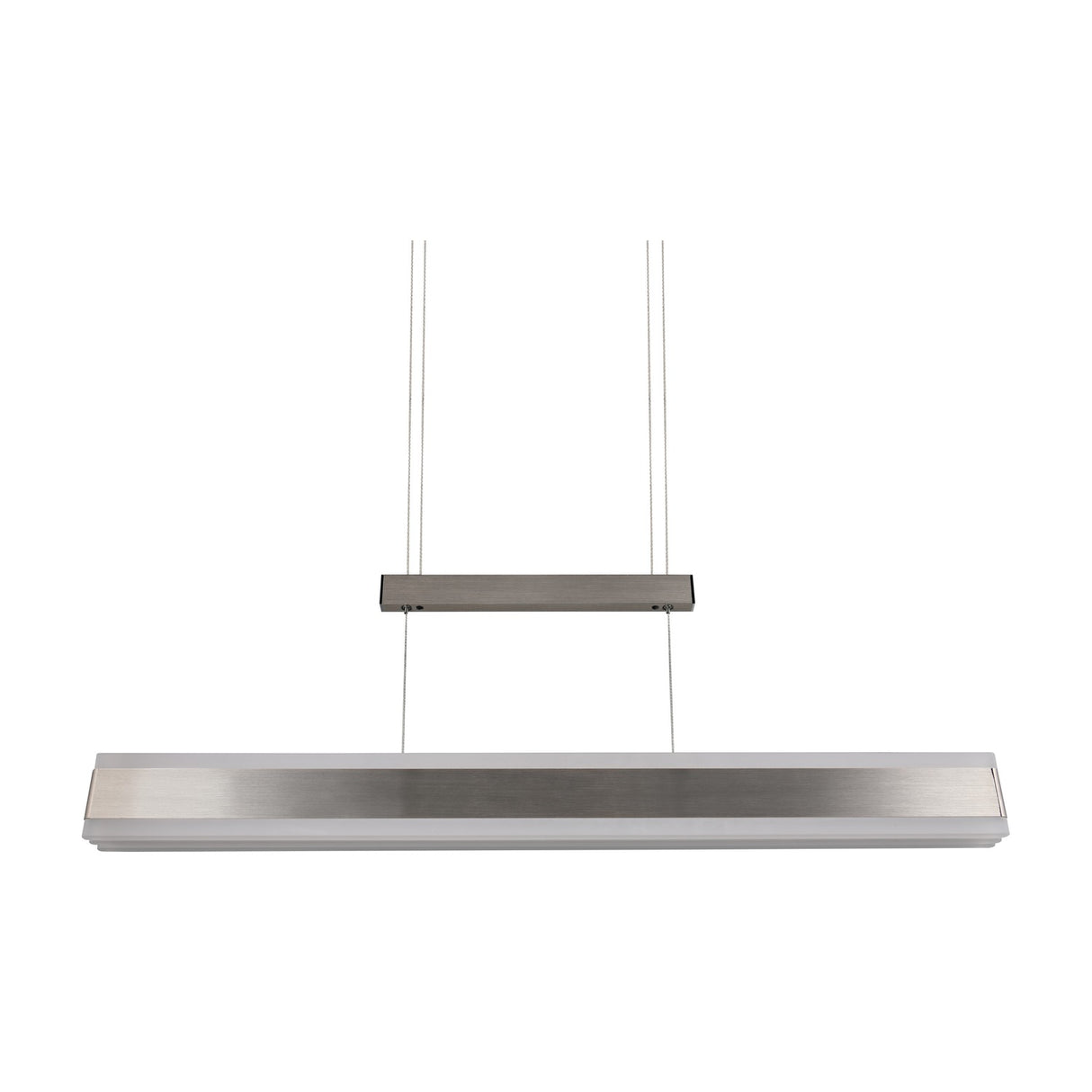 Arcola LED Up Down Linear 152cm Pendant – Satin Nickel