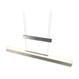 Arcola LED Up Down Linear 152cm Pendant – Satin Nickel