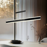 Arcola LED Up Down Linear 152cm Pendant – Matt Black
