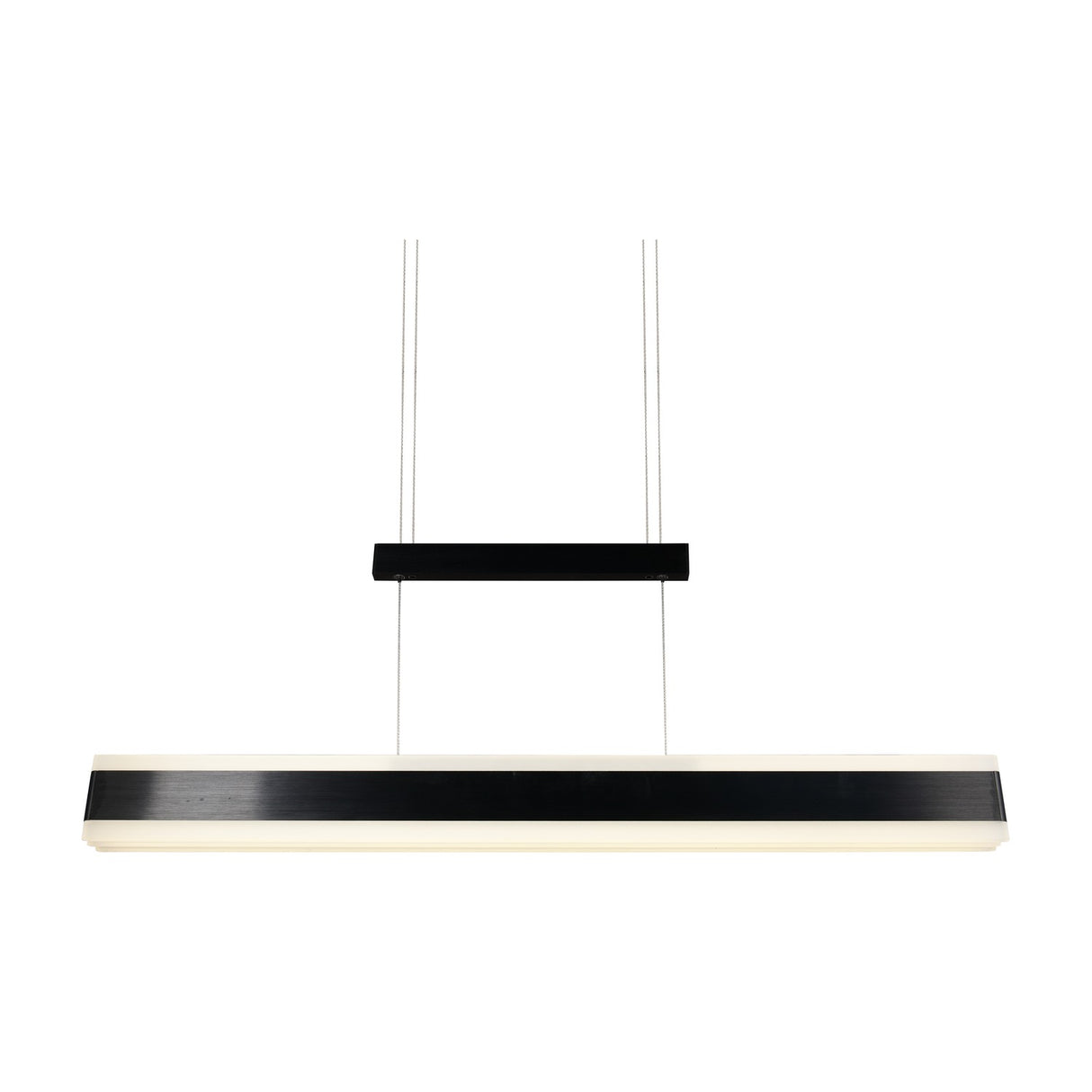 Arcola LED Up Down Linear 152cm Pendant – Matt Black