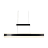 Arcola LED Up Down Linear 152cm Pendant – Matt Black