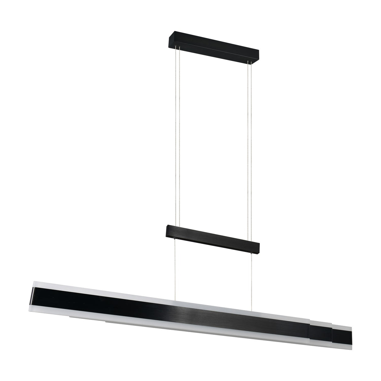 Arcola LED Up Down Linear 152cm Pendant – Matt Black