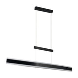 Arcola LED Up Down Linear 152cm Pendant – Matt Black