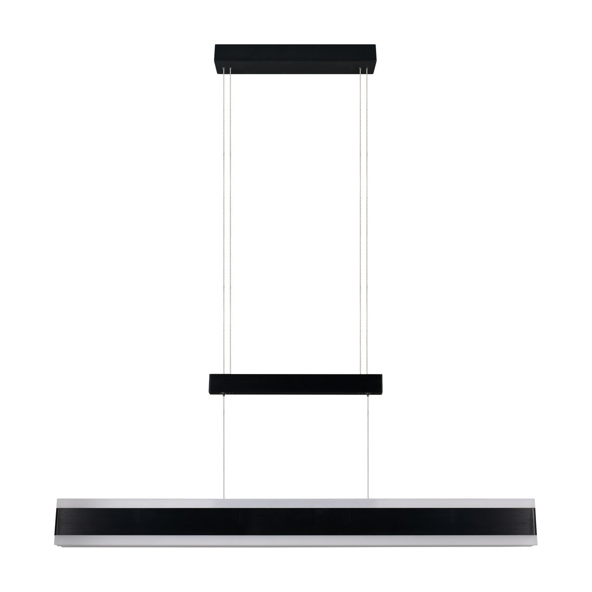 Arcola LED Up Down Linear 152cm Pendant – Matt Black