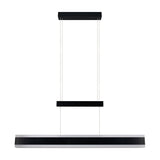 Arcola LED Up Down Linear 152cm Pendant – Matt Black